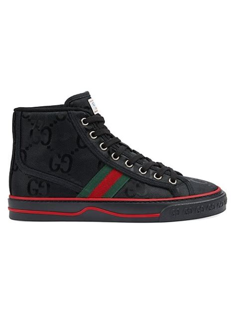 women's high top gucci sneakers|Gucci sneakers saks.